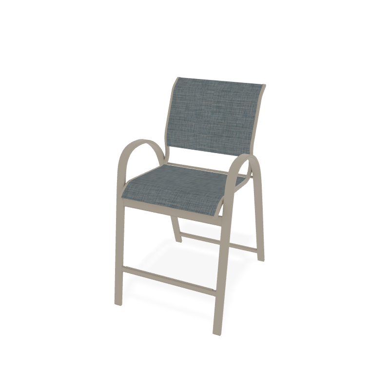 Aruba Sling Balcony Height Stacking Cafe Chair/TC7A30